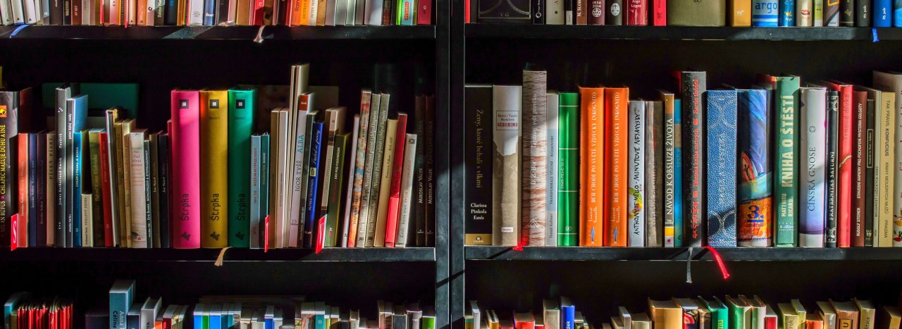 Shelf of easier books, representing the level 4 in Christian Mission and Ministry Degree Modules for BA in Biblical and Intercultural Studies.