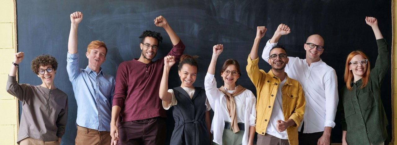A group of students representing the group of undergraduate courses available, that focus on biblical studies and cross cultural training for mission.
