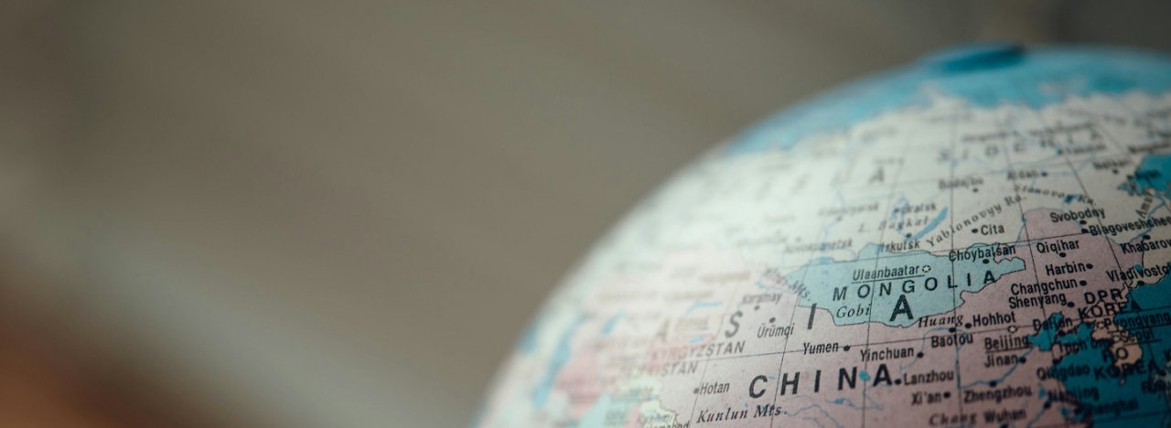A globe representing the mission network that All Nations college has with other organizations around the world.